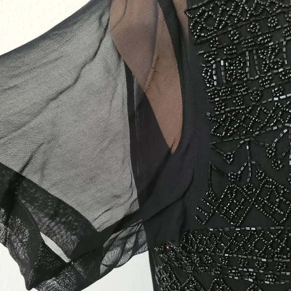 T Rose 2 Pc Beaded Dress/ Jacket Set Size Medium - Picture 4 of 11